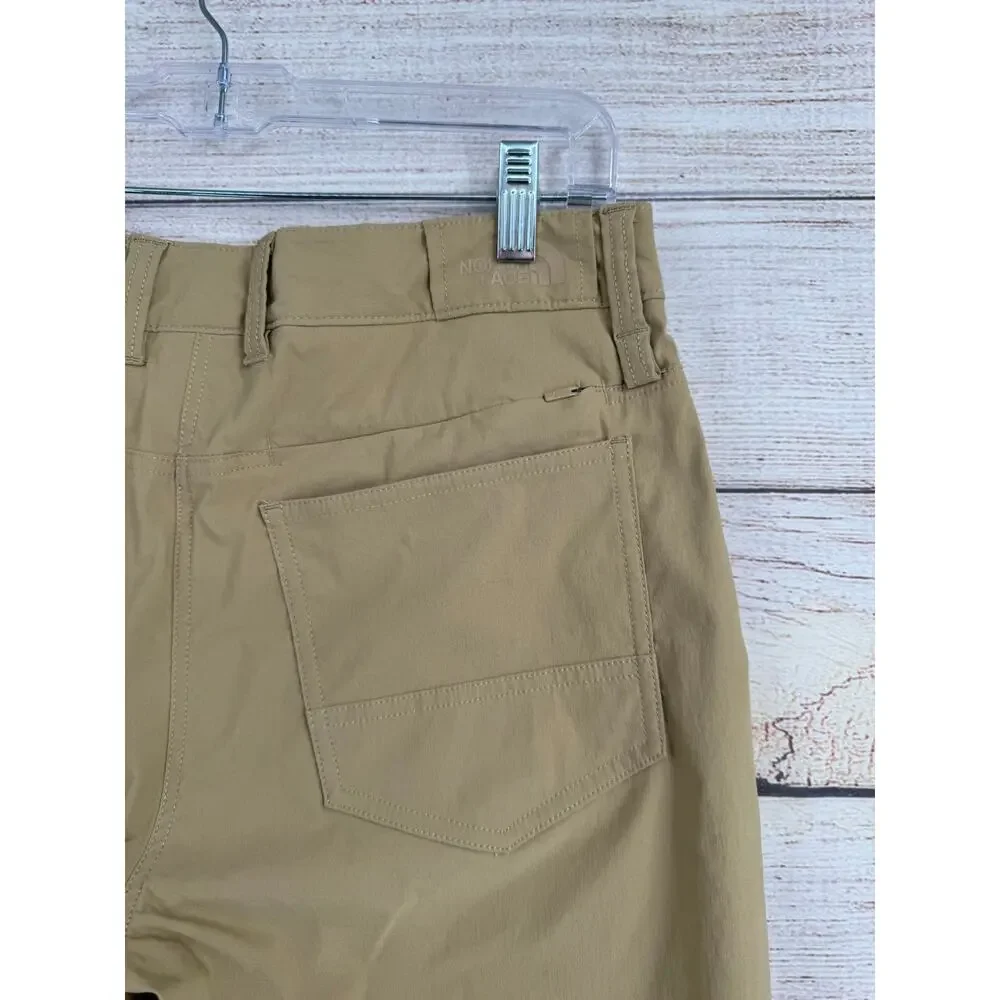 The North Face Sprag 5 Pocket‎ Pants Mens 32 Tan Stretch UPF Moisture Wicking